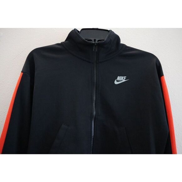 Nike 908762-010 Women's Sz S Black Light Pumice Full Zip Cropped Track Jacket - Picture 5 of 8